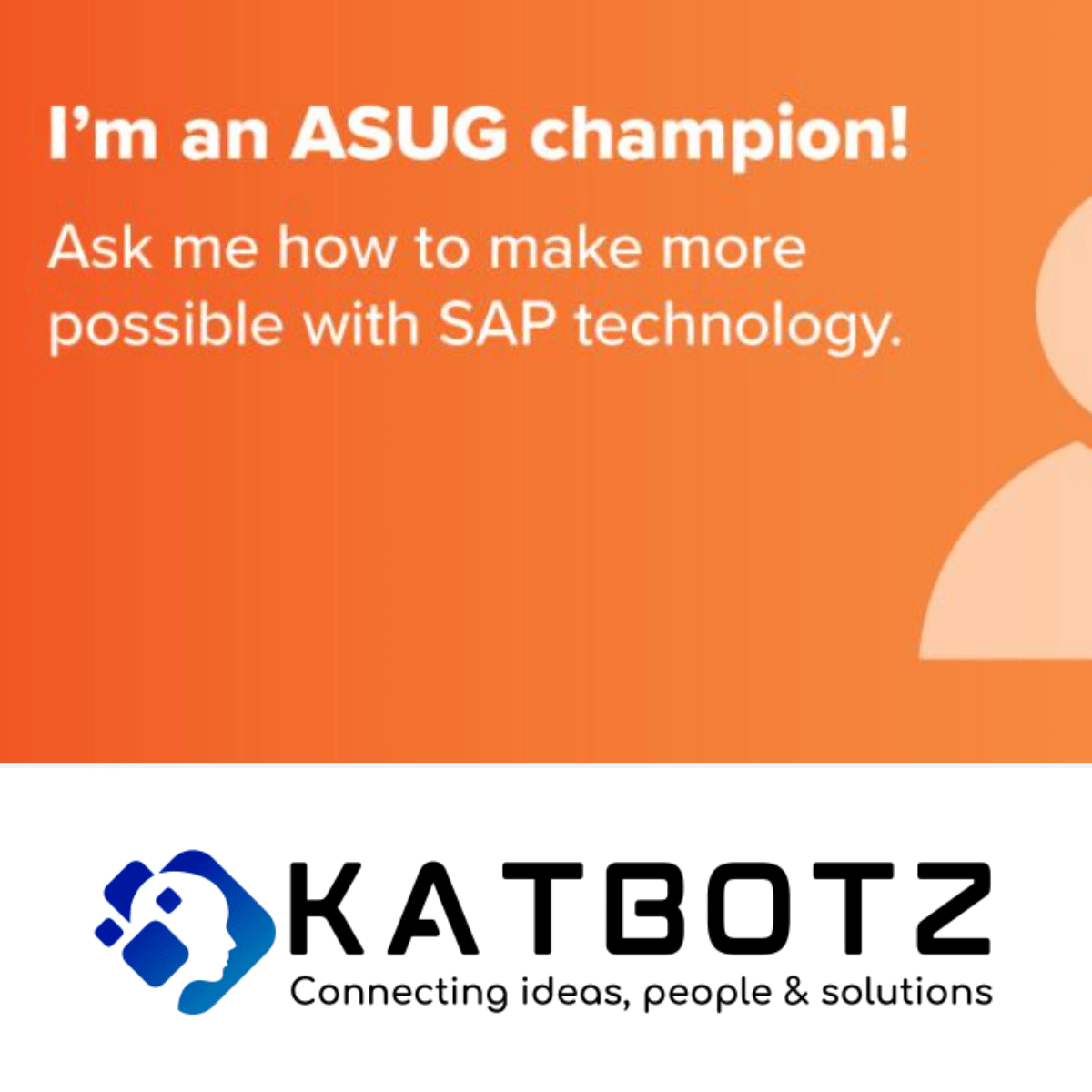 KATBOTZ partners with ASUG